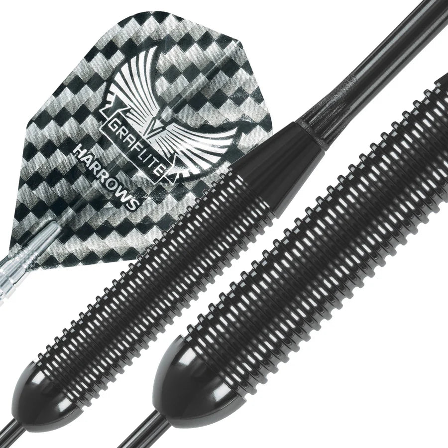 Harrows Black Arrow Brass Ringed Darts
