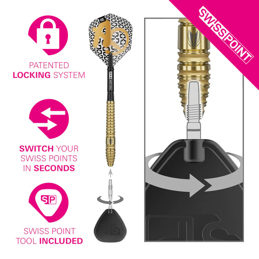 Bolide Envy 03 90% Tungsten SP Steel Tip Darts
