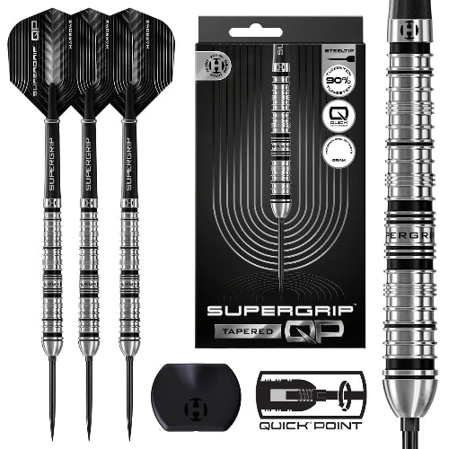 Harrows Super Grip QP 90% Tungsten QuickPoint Darts