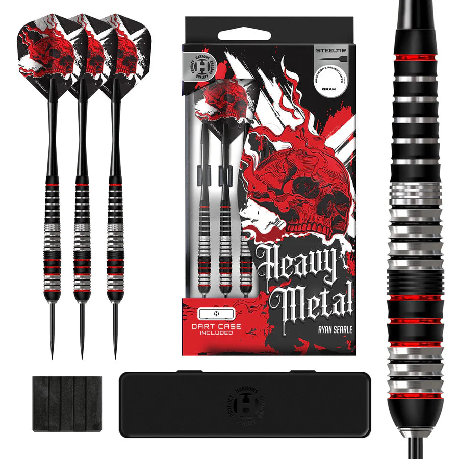 Harrows Heavy Metal Stainless Steel Steel Tip Darts