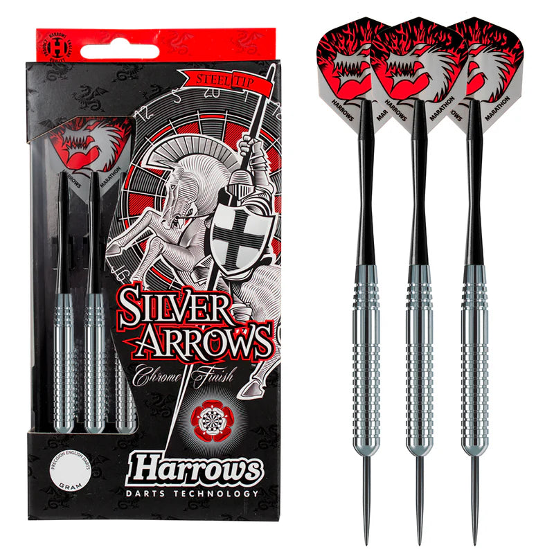 Harrows Silver Arrows Steel Tip Brass Darts