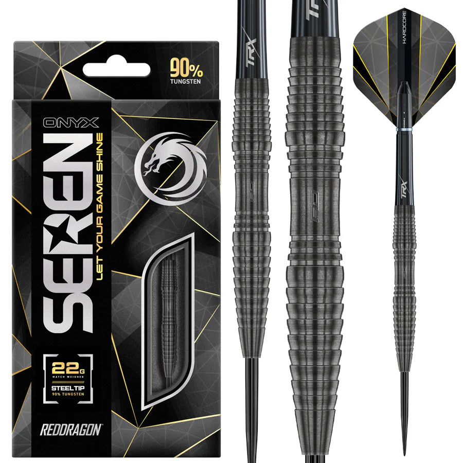 Red Dragon Seren 3 Onyx Steel Tip Darts