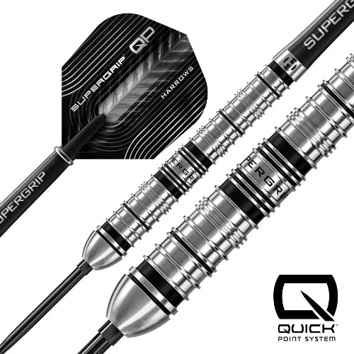 Harrows Super Grip QP 90% Tungsten QuickPoint Darts