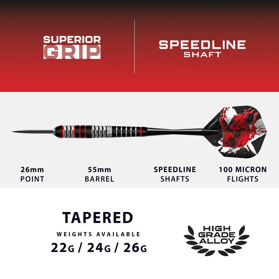 Harrows Heavy Metal Stainless Steel Steel Tip Darts