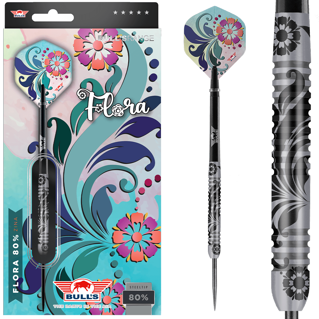 Bulls NL Flora Zina 80% Tungsten Steel Tip Darts