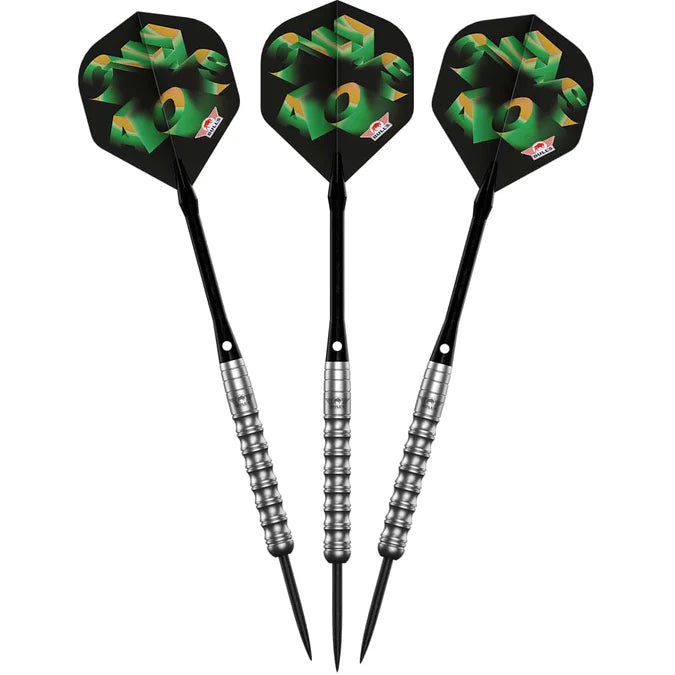 Bulls NL Chaos Green 90% Tungsten Steel Tip Darts