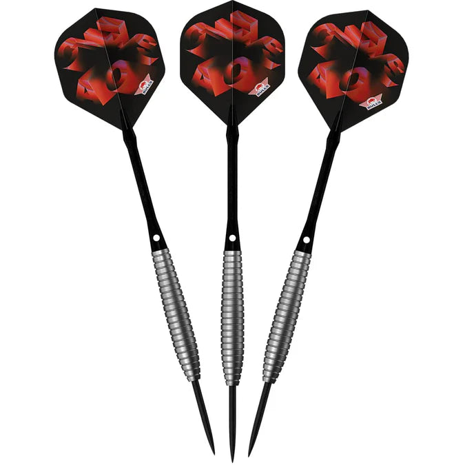 Bulls NL Chaos Red 90% Tungsten Steel Tip Darts