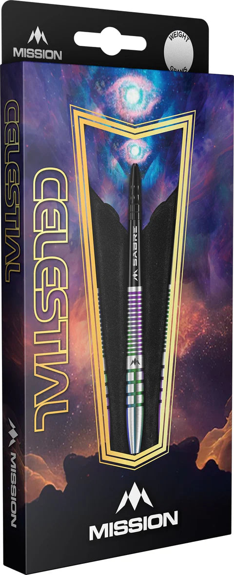 Mission Celestial 95% Tungsten Steel Tip Darts