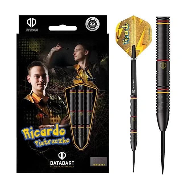 Datadart Ricardo PIetreckzo 90% Tungsten Steel Tip Darts