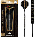 Mission Mike De Decker 95% Tungsten Steel Tip Darts Black & Gold PVD