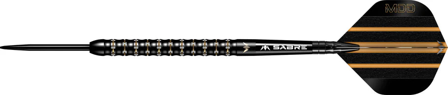 Mission Mike De Decker 95% Tungsten Steel Tip Darts Black & Gold PVD