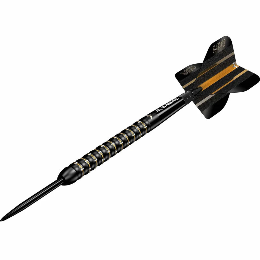 Mission Mike De Decker 95% Tungsten Steel Tip Darts Black & Gold PVD
