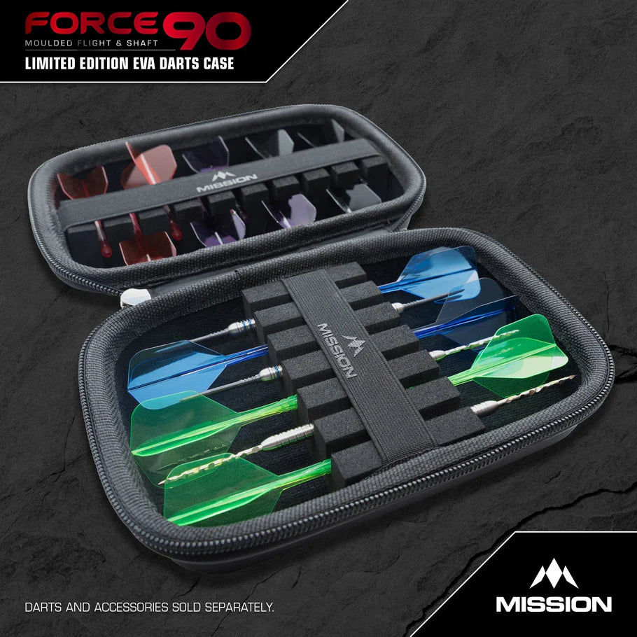 Force 90 Eva Darts Case Grey Denim