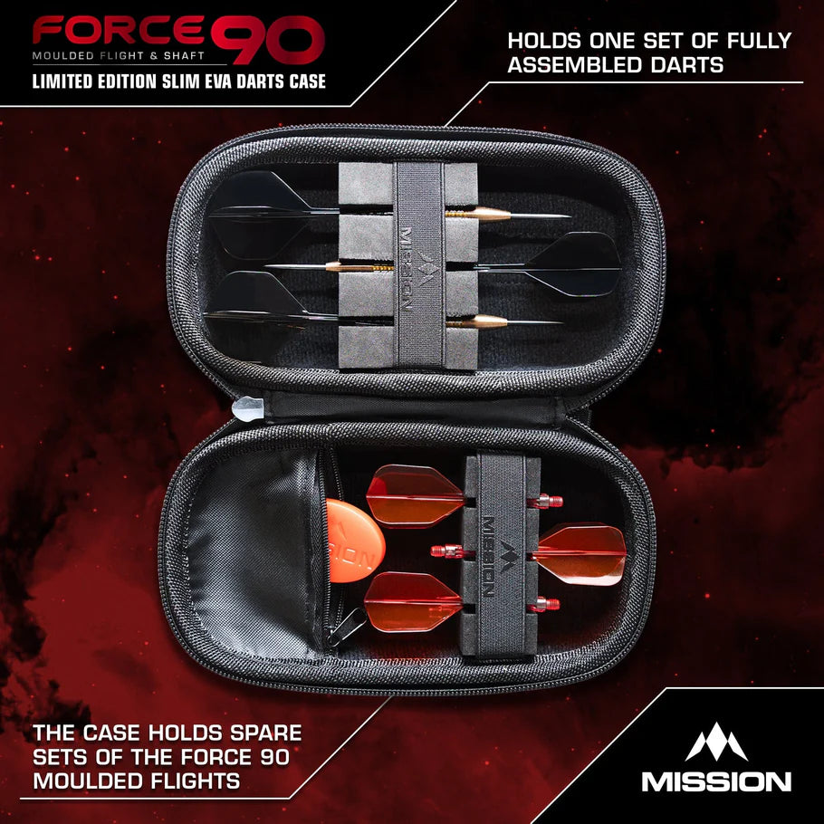 Force 90 Eva Darts Case Grey Denim