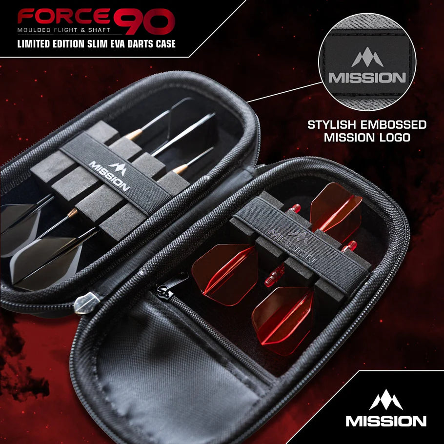 Force 90 Eva Darts Case Grey Denim