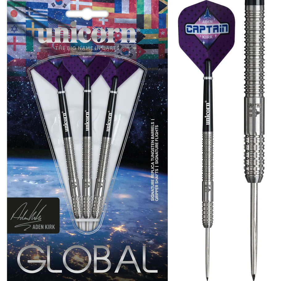 Unicorn Aden Kirk Global 90% Tungsten Steel Tip Darts