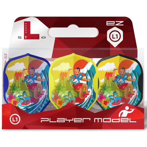L-Style Darts Flights EZ Wayne Mardle V1 Type A Mix Flights