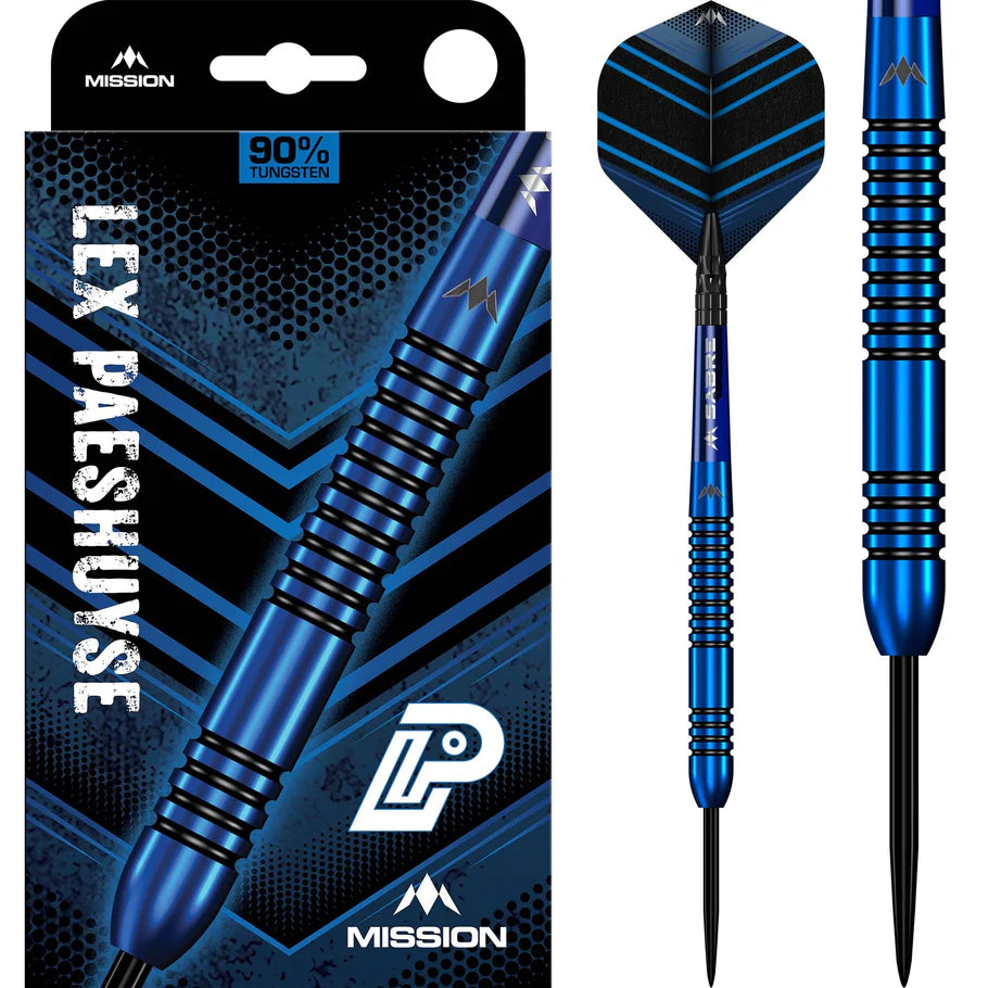 Mission Lex Paeshuyse 90% Tungsten Steel Tip Darts