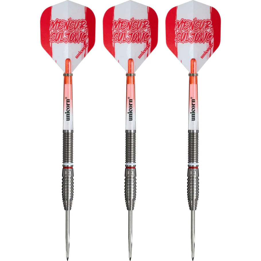 Unicorn Mensur Suljovic 95% Tungsten Steel Tip Darts