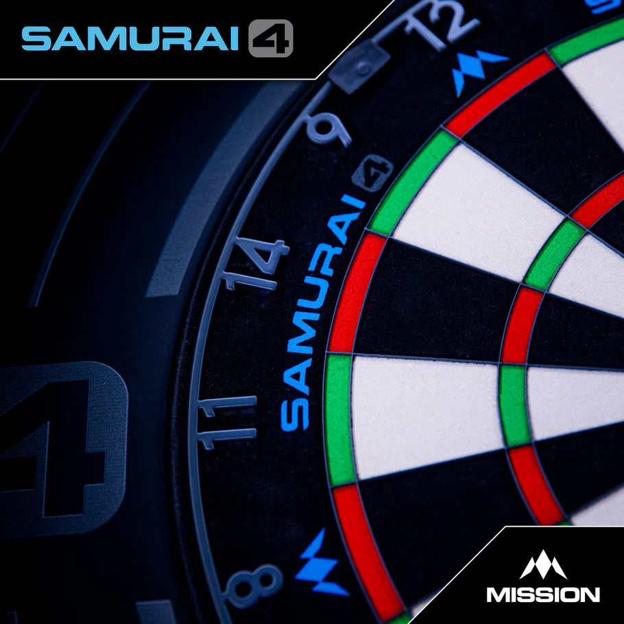 Mission Samurai 4 Dartboard Graphite Edition