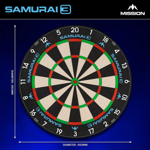 Mission Samurai 3 Dartboard