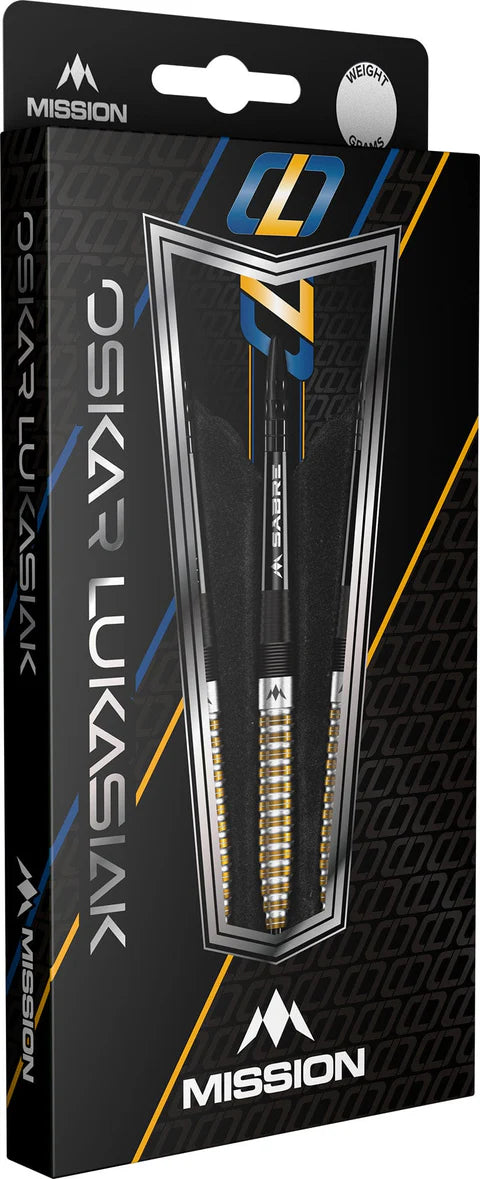 Mission Oskar Lukasik 95% Tungsten Steel Tip Darts