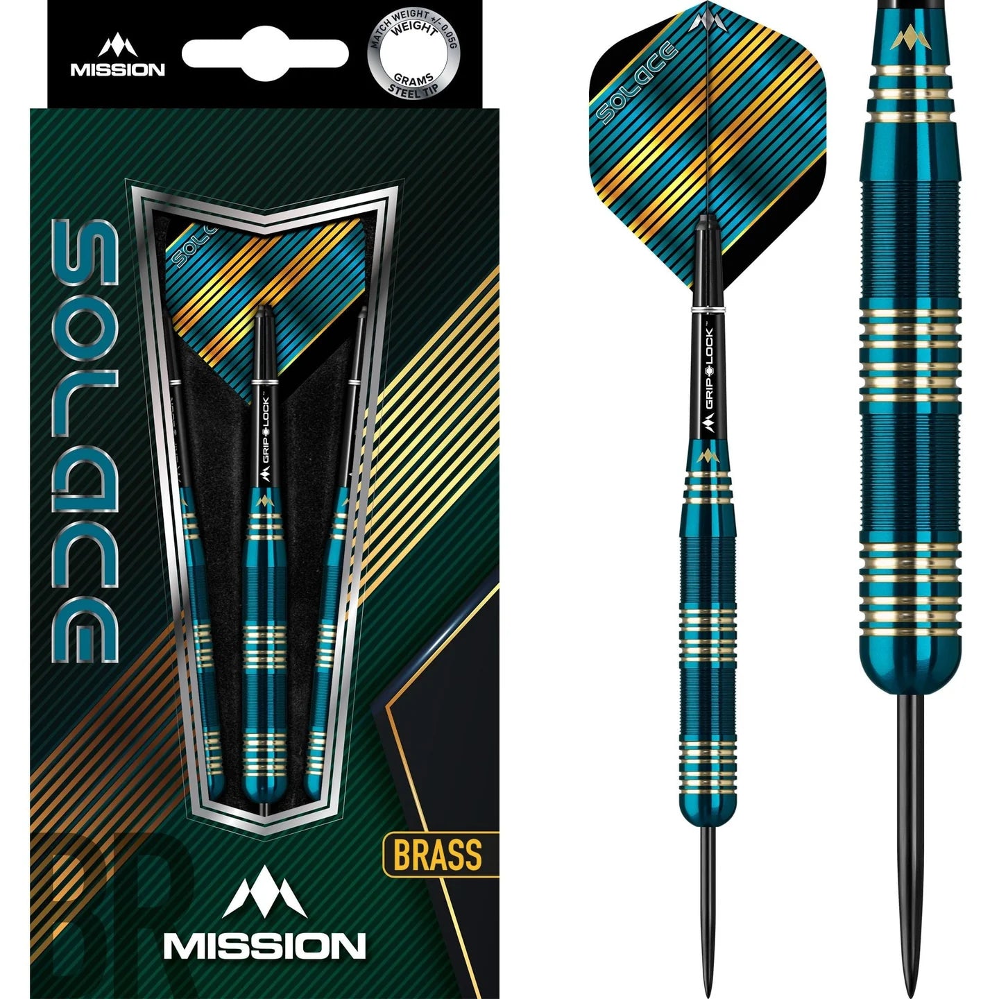 Mission Solace Steel Tip Brass Darts