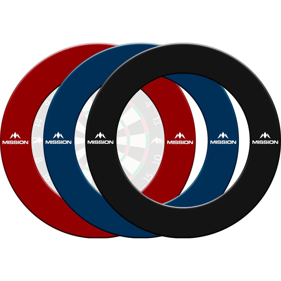 Mission Dartboard Surround - Pro Heavy Duty - With Logo