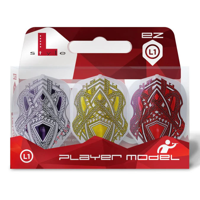 L-Style EZ Flights - Integrated Champagne Rings - L1 Mike De Decker - Type B - Clear