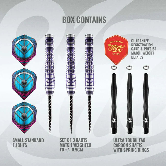 Shot Viking Shield Maiden 90% Tungsten Steel Tip Darts