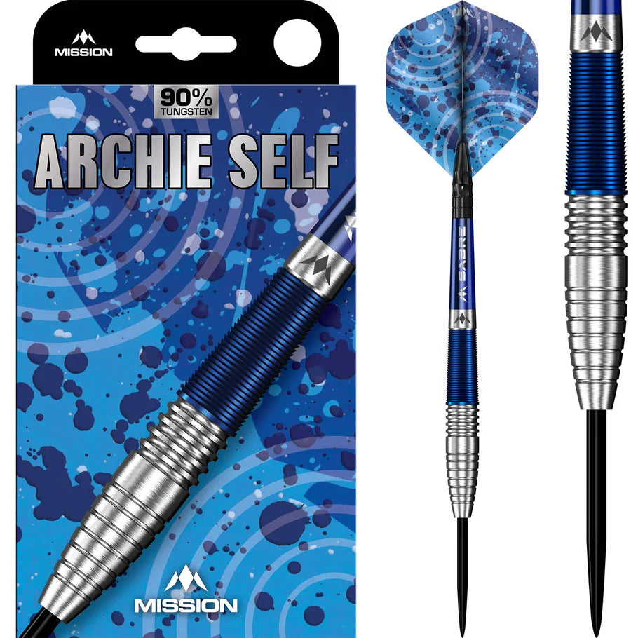 Mission Archie Self 90% Tungsten Steel Tip Darts