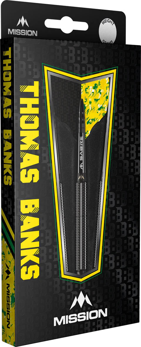 Mission Thomas Banks 90% Tungsten Steel Tip Darts