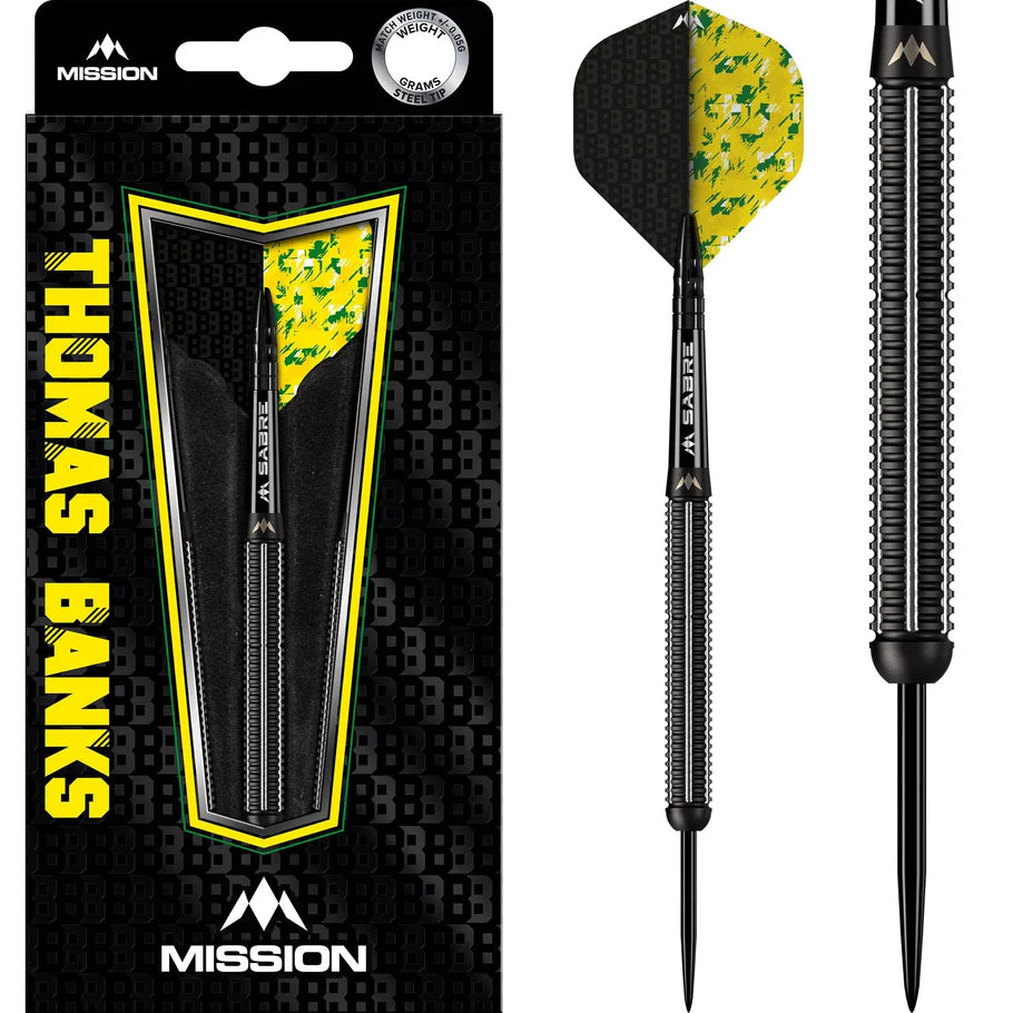 Mission Thomas Banks 90% Tungsten Steel Tip Darts