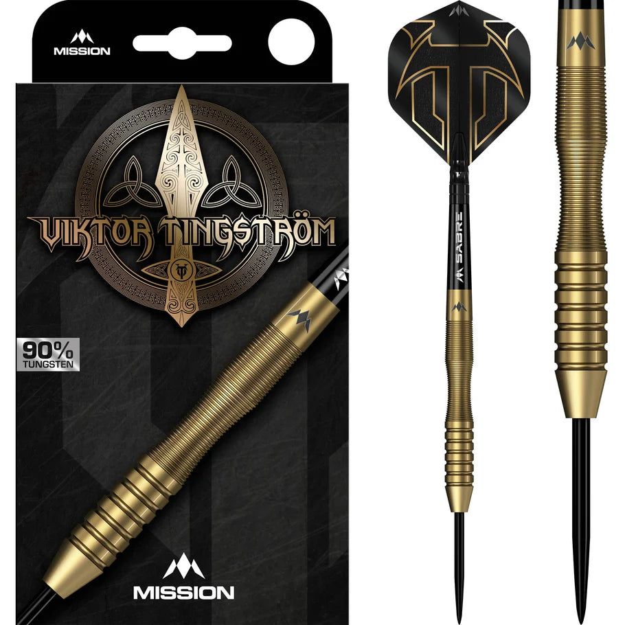 Mission Viktor Tingstrom 90% Tungsten Steel Tip Darts