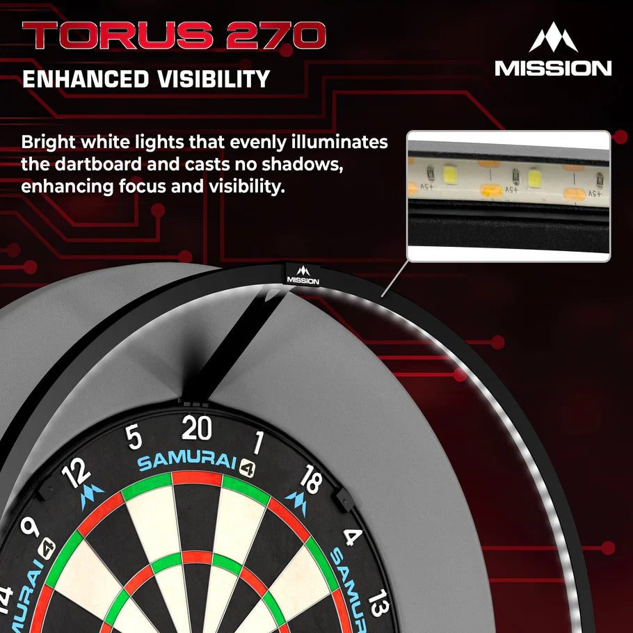 Mission Torus 270 Dartboard Light