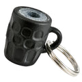 Designa Dart Sharpener Inside Keyring Beer Glass