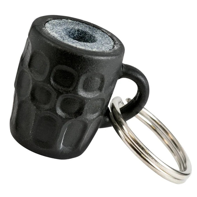 Designa Dart Sharpener Inside Keyring Beer Glass