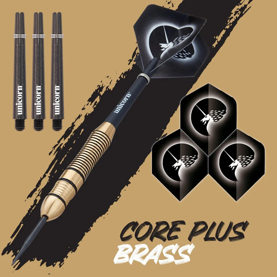 Unicorn Core Plus Steel Tip Brass Darts