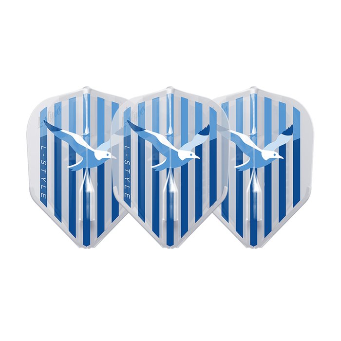 L-Style EZ L3 Tavis Dudeney White - Dart Flights