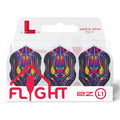 L-Style Integrated Champagne Ring EZ L1 Standard Origin Series Clear Rainbow Darts Flights