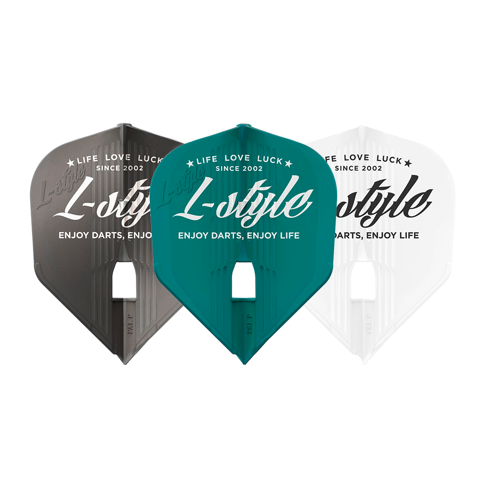 L-Style Champagne L3 Shape - Vintage - Logo Type B Kami - Dart Flights