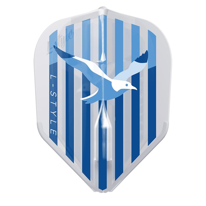 L-Style EZ L3 Tavis Dudeney White - Dart Flights