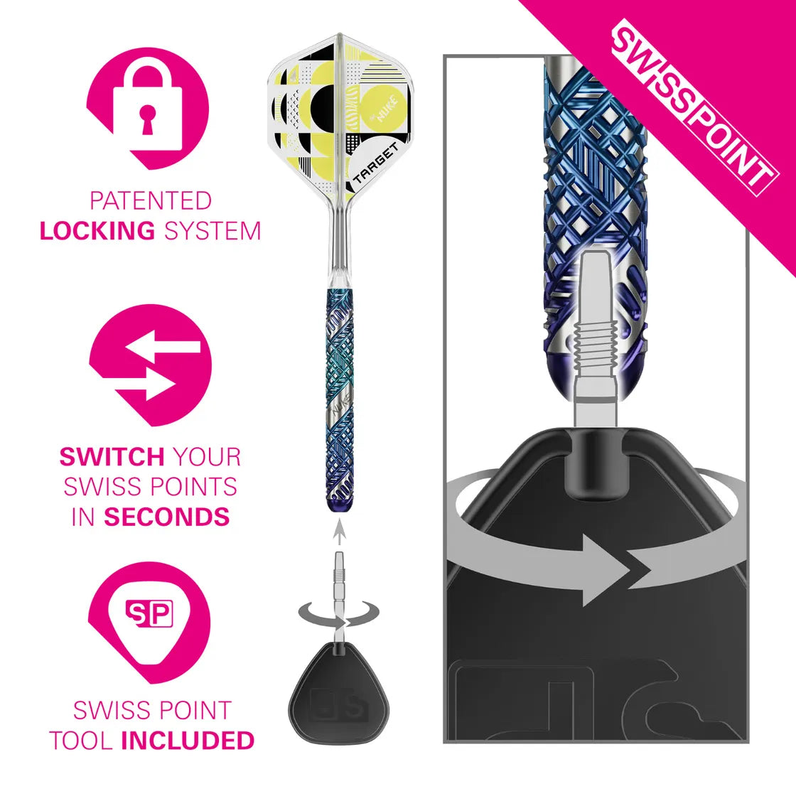 Luke Littler Edge 95% Tungsten SP Steel Tip Darts