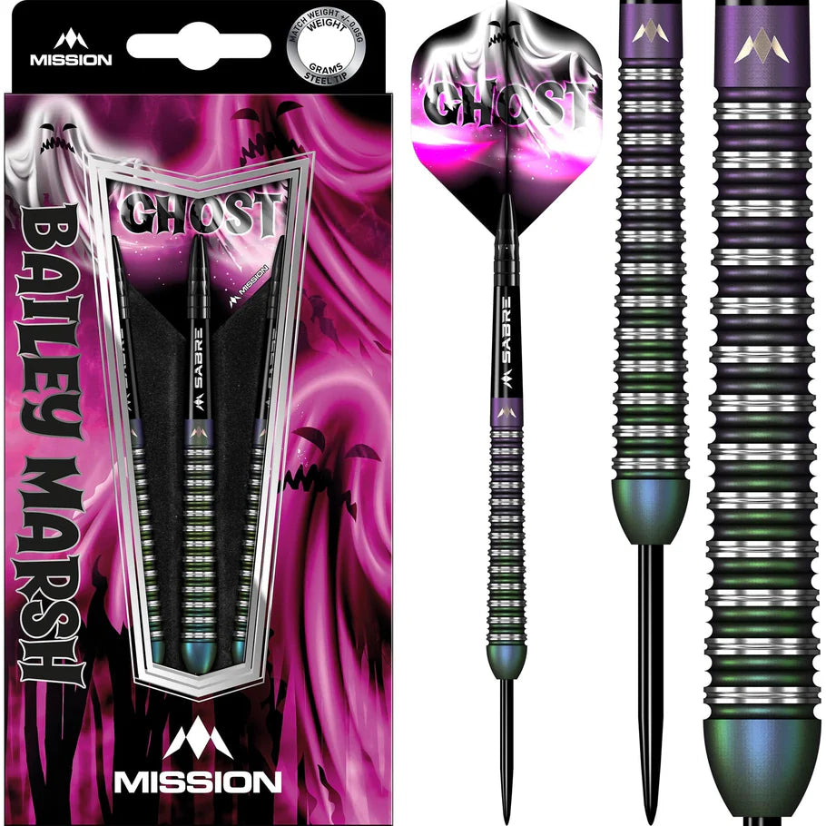 Mission Bailey Marsh 90% Tungsten Steel Tip Darts