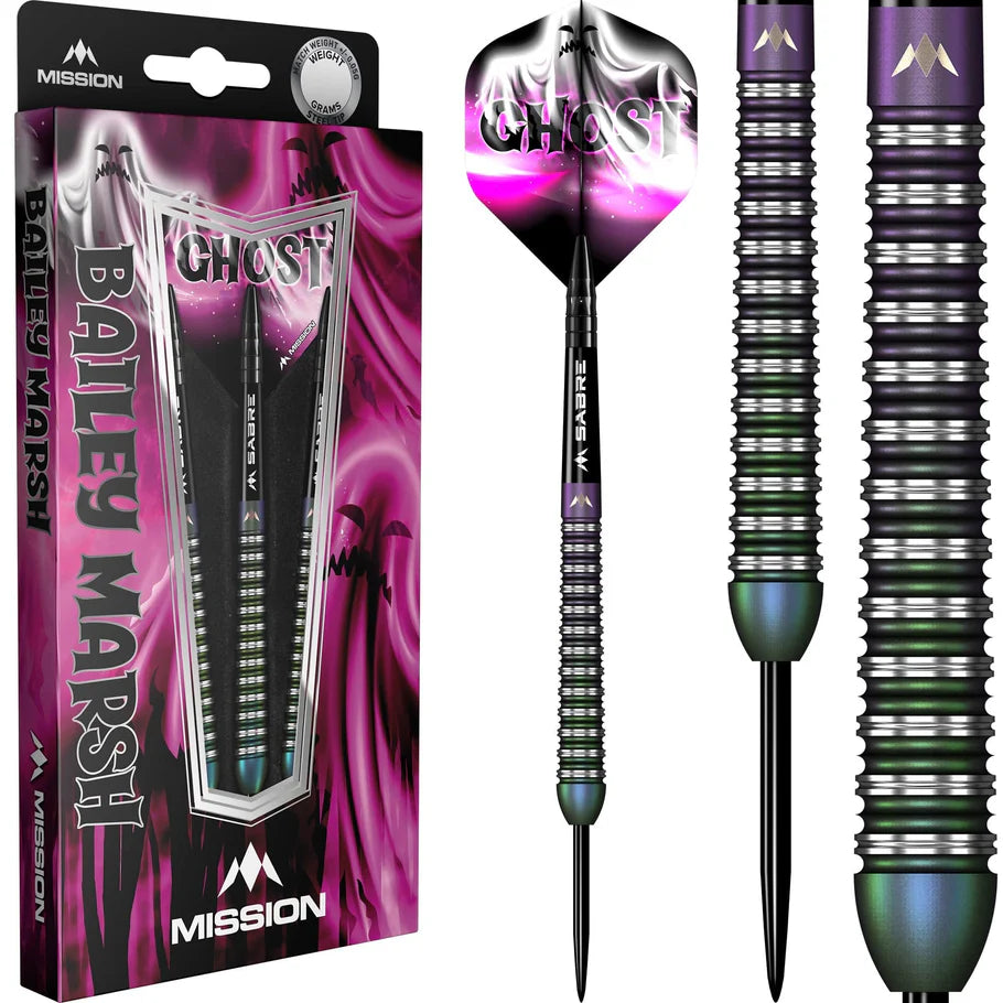 Mission Bailey Marsh 90% Tungsten Steel Tip Darts