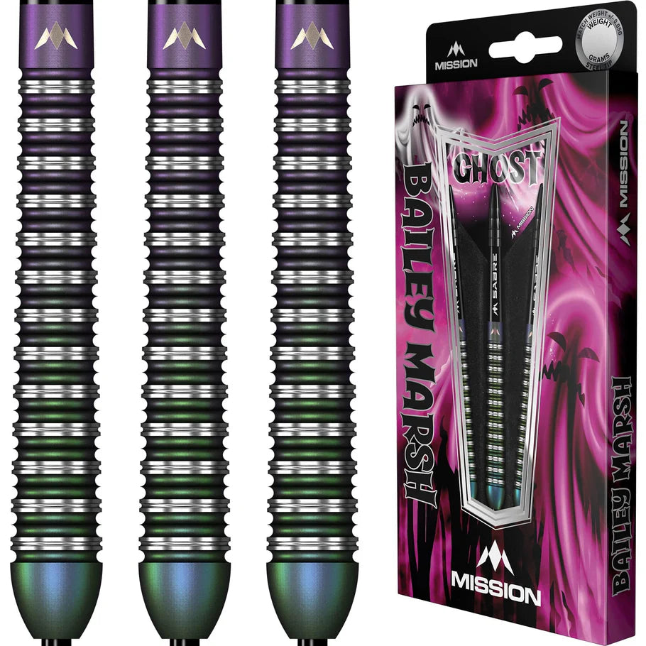 Mission Bailey Marsh 90% Tungsten Steel Tip Darts