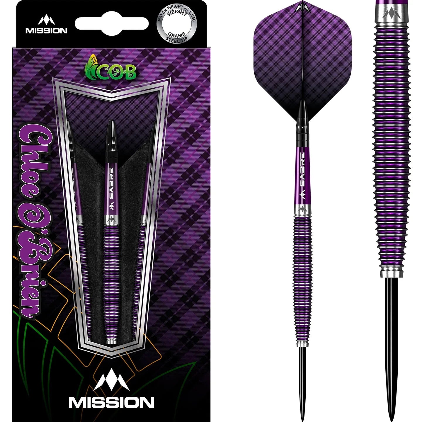 Mission Chloe O'Brien 95% Tungsten Steel Tip Darts