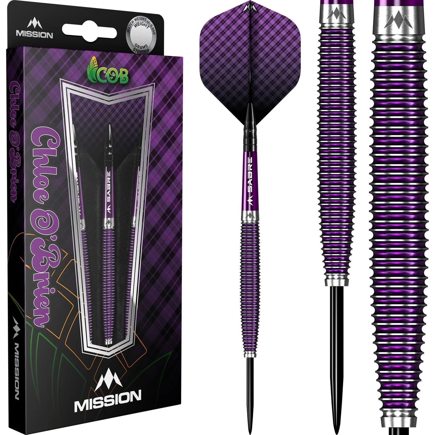 Mission Chloe O'Brien 95% Tungsten Steel Tip Darts