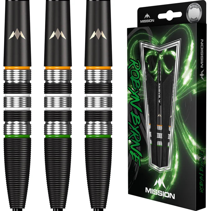 Mission Robyn Byrne 90% Tungsten Steel Tip Darts