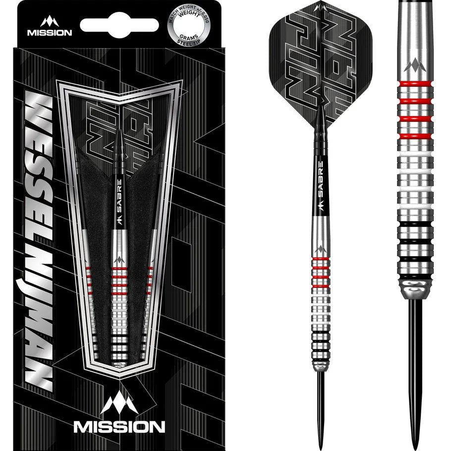 Mission Wessel Nijman 95% Tungsten Steel Tip Darts